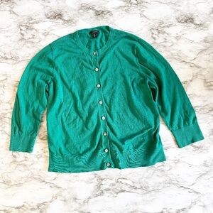 Ann Taylor Emerald Green Cardigan